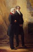Franz Xaver Winterhalter Arthur Wellesley, 1st Duke of Wellington with Sir Robert Peel oil on canvas